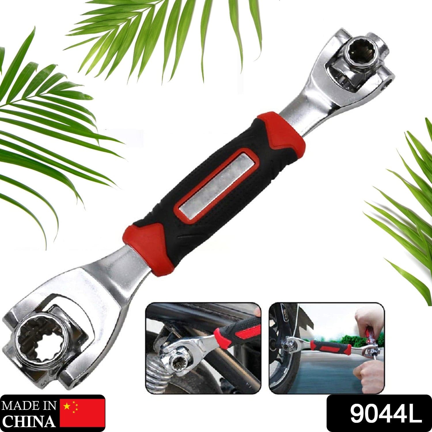 48 in 1 wrench Swivel Head Multi Tool Spanner Tools Socket Works with Spline Bolts Multi function Universal Furniture Car Repair thumbnail 2
