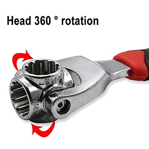 48 in 1 wrench Swivel Head Multi Tool Spanner Tools Socket Works with Spline Bolts Multi function Universal Furniture Car Repair thumbnail 6