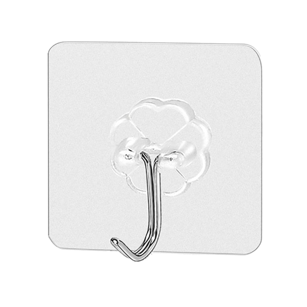 100PC MULTIPURPOSE STRONG SMALL STAINLESS STEEL ADHESIVE WALL HOOKS thumbnail 4