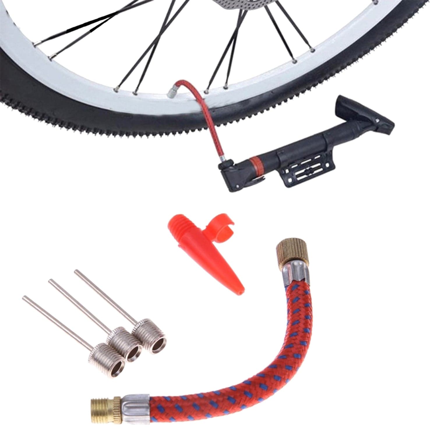 Inflating Needle Pin Nozzle Basketball / Football Ball Air Pump thumbnail 3