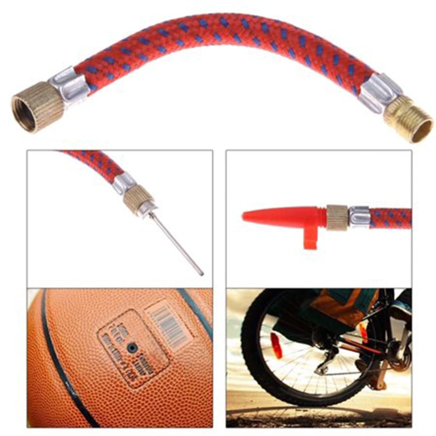 Inflating Needle Pin Nozzle Basketball / Football Ball Air Pump thumbnail 5