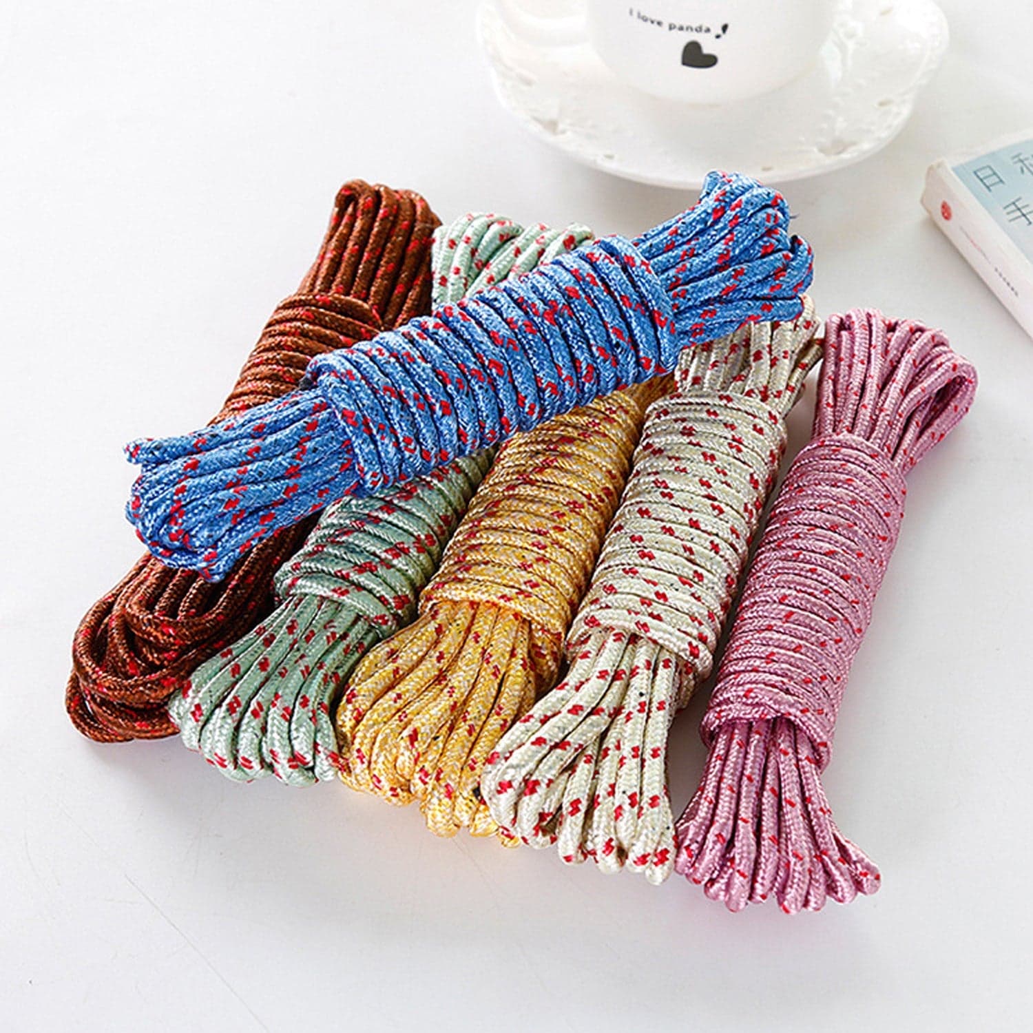 Heavy Duty Drying Nylon Clothesline of Portable & Sturdy (10 Meter) thumbnail 3