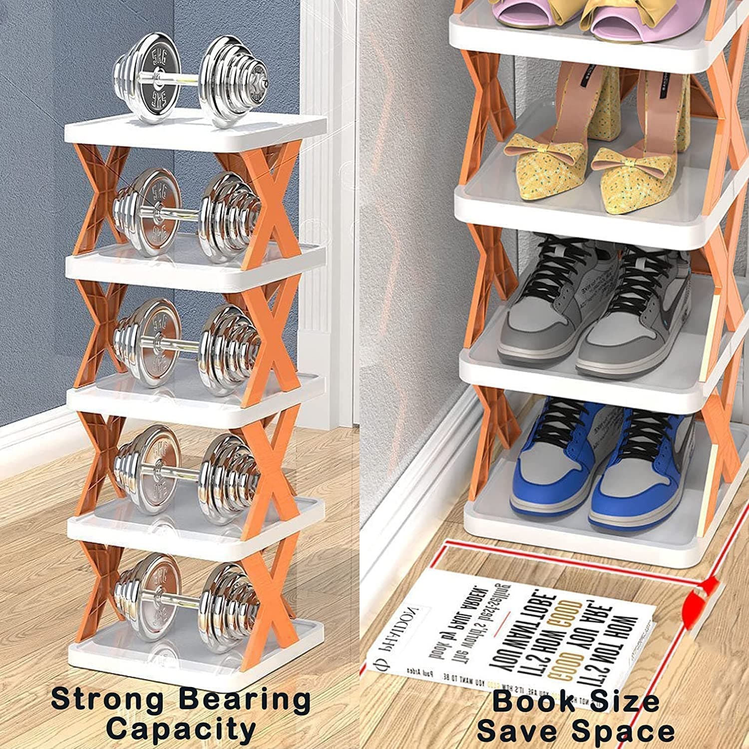 5-Layer Shoe Rack for Small Spaces & Easy Storage thumbnail 10