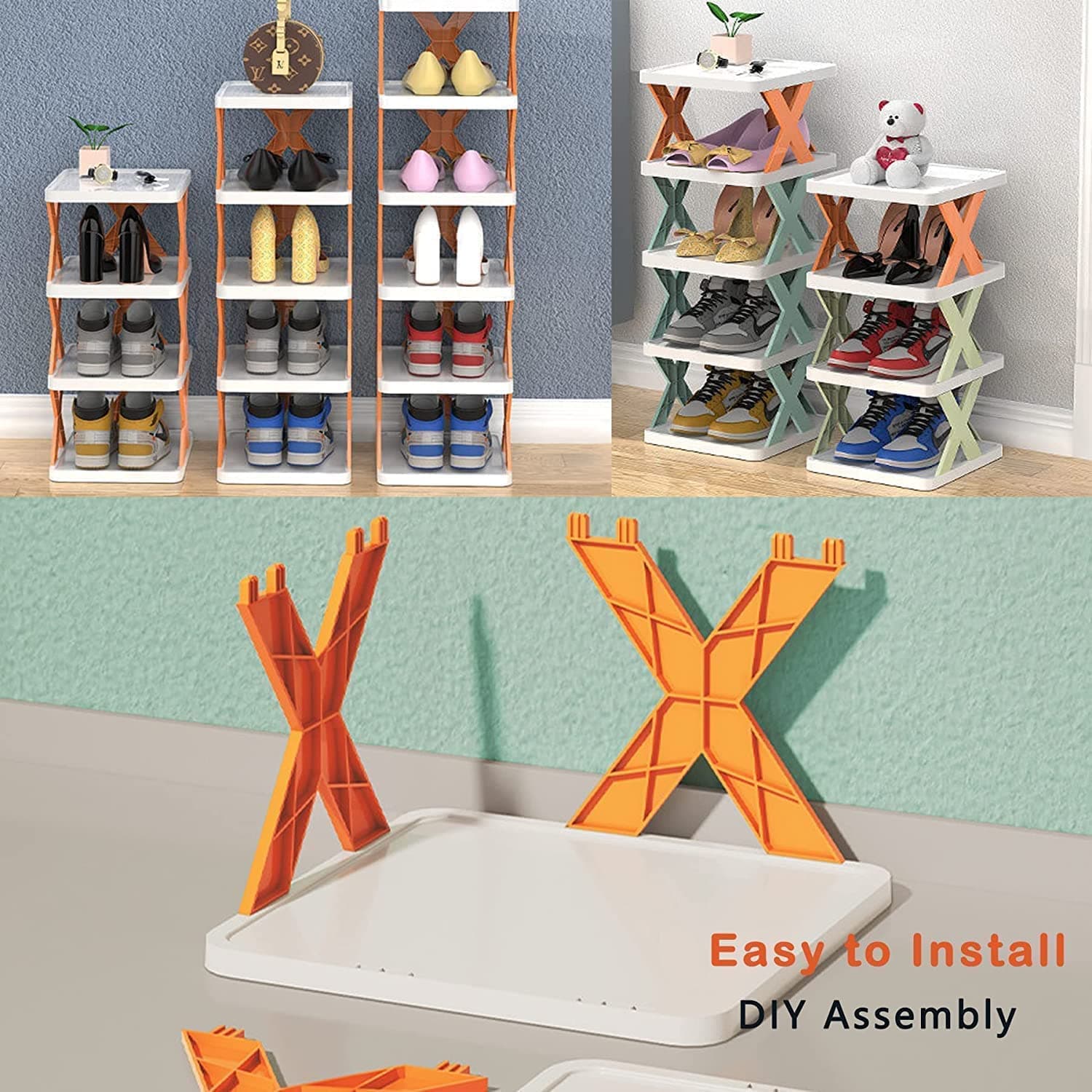 5-Layer Shoe Rack for Small Spaces & Easy Storage thumbnail 9