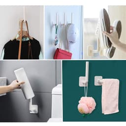 Multifunctional Adhesive Rack for Kitchen and Bathroom