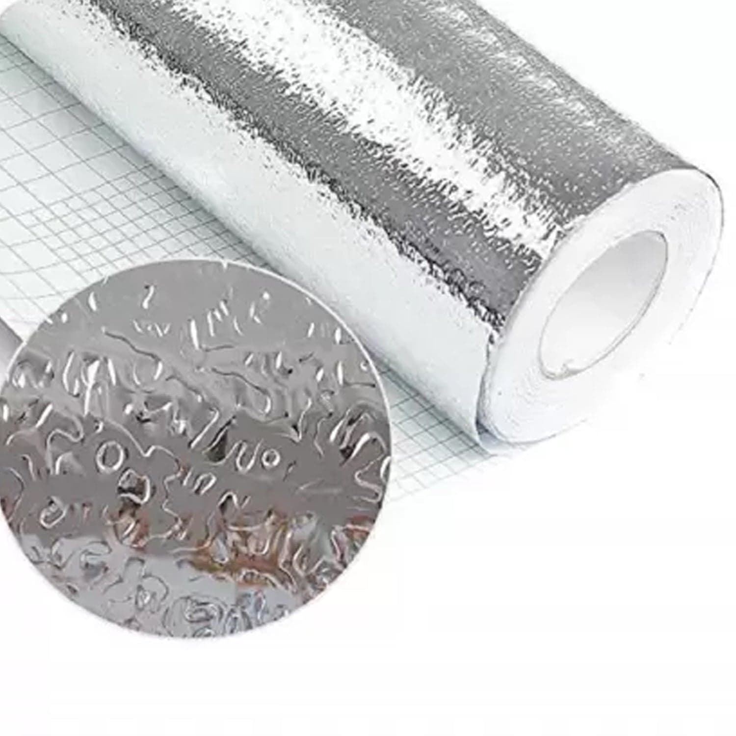 Aluminium Foil For Kitchen And Aluminium Foil Paper Sticker Roll For Kitchen Wall thumbnail 3