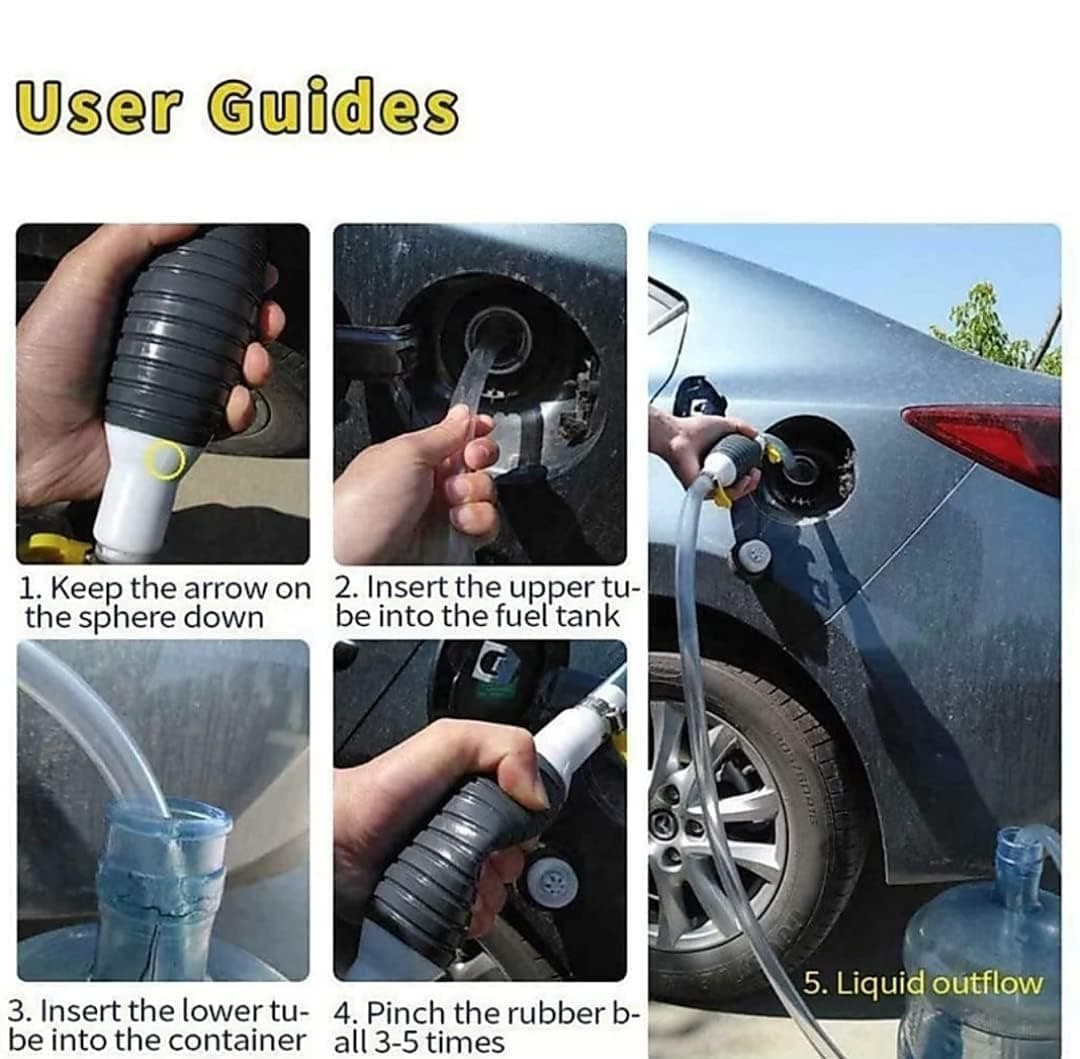 Portable Fuel Transfer Pump Kit for Petrol, Diesel & Liquids thumbnail 7