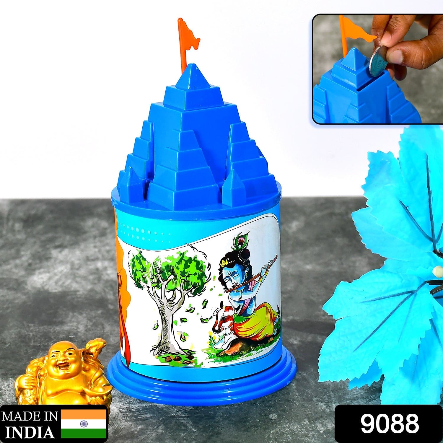 Temple Shape coin bank. Coin Bank Coin Saving Box Money Saving Bank Money Saving Bank Coin. thumbnail 2