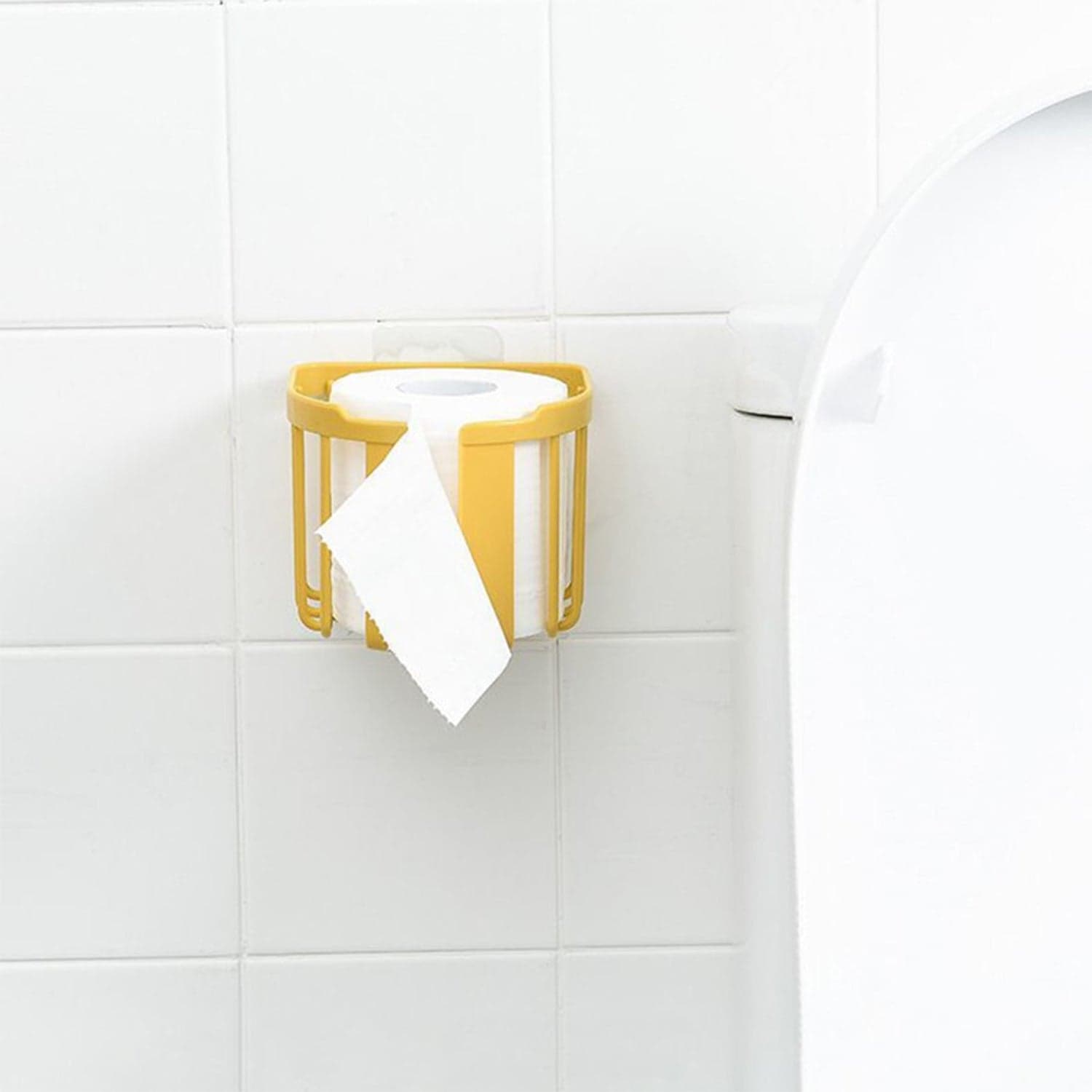 Toilet Roll Holder, Toilet Paper Holder Hanger for Bathroom and Kitchen thumbnail 6