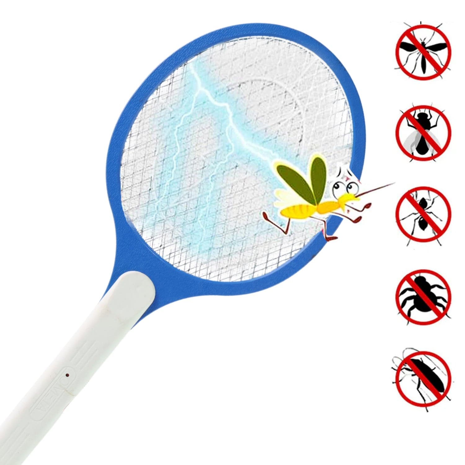 Anti Mosquito Racquet Rechargeable Insect Killer Bat with LED Light thumbnail 4