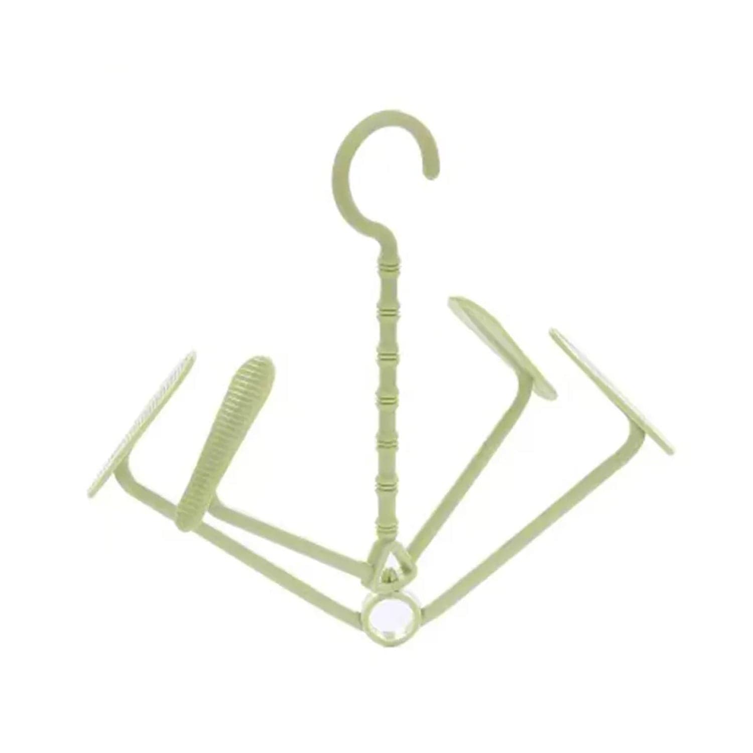 Hanging Shoe Rack Rotating Four Hooks Portable Drying Shoe Rack Wet and Dry Dual-use Drying Shoes Hanger Windproof thumbnail 4