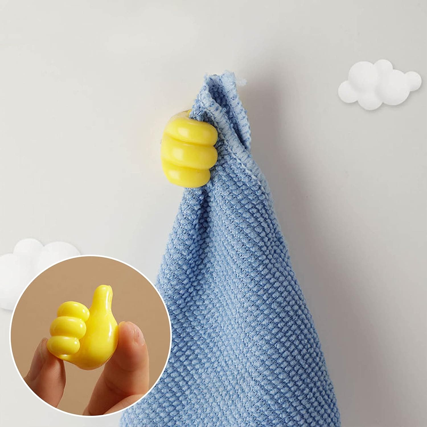 Thumb Cable Clips, Multi-Color Cord Organizer for Home, Office, Car (10 Pc Set) thumbnail 9