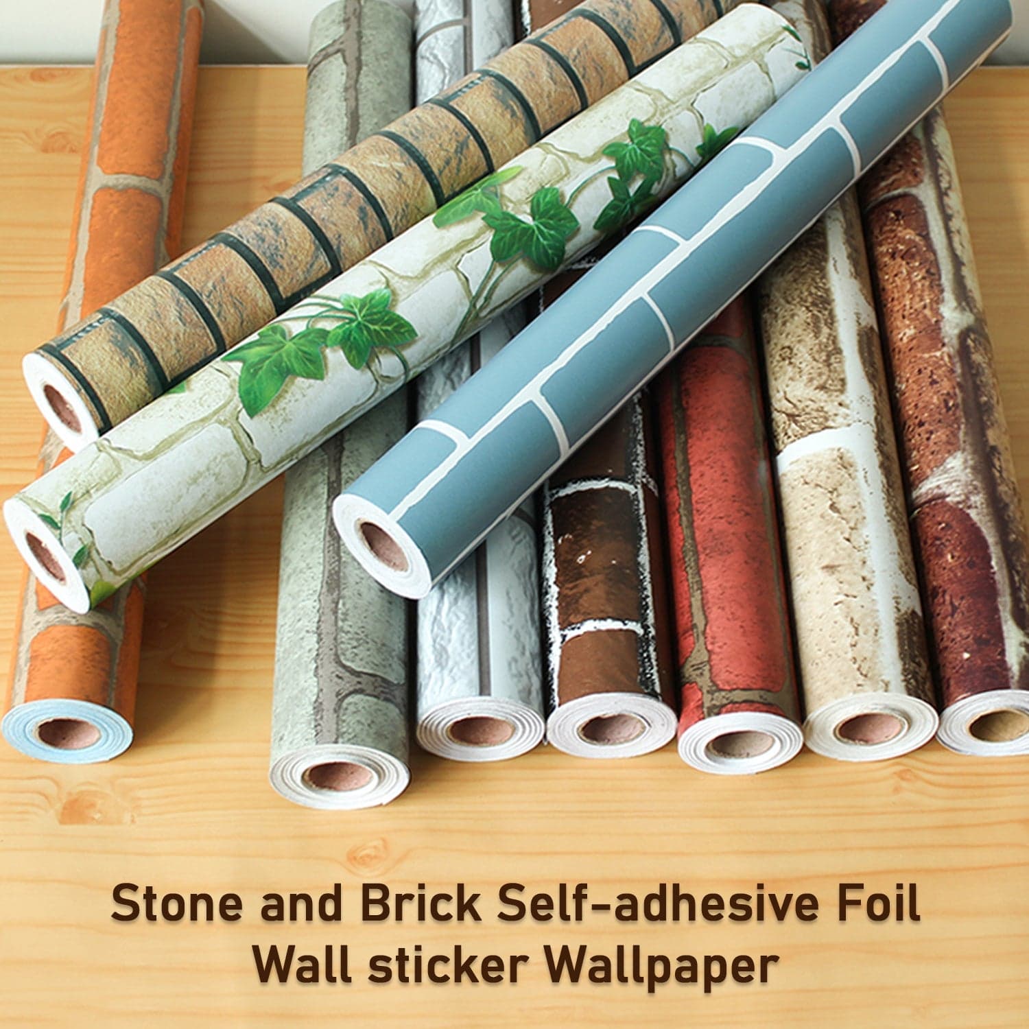 Wall Stickers Diy Wallpaper Decal 3D Self Adhesive House Office Decorative thumbnail 3