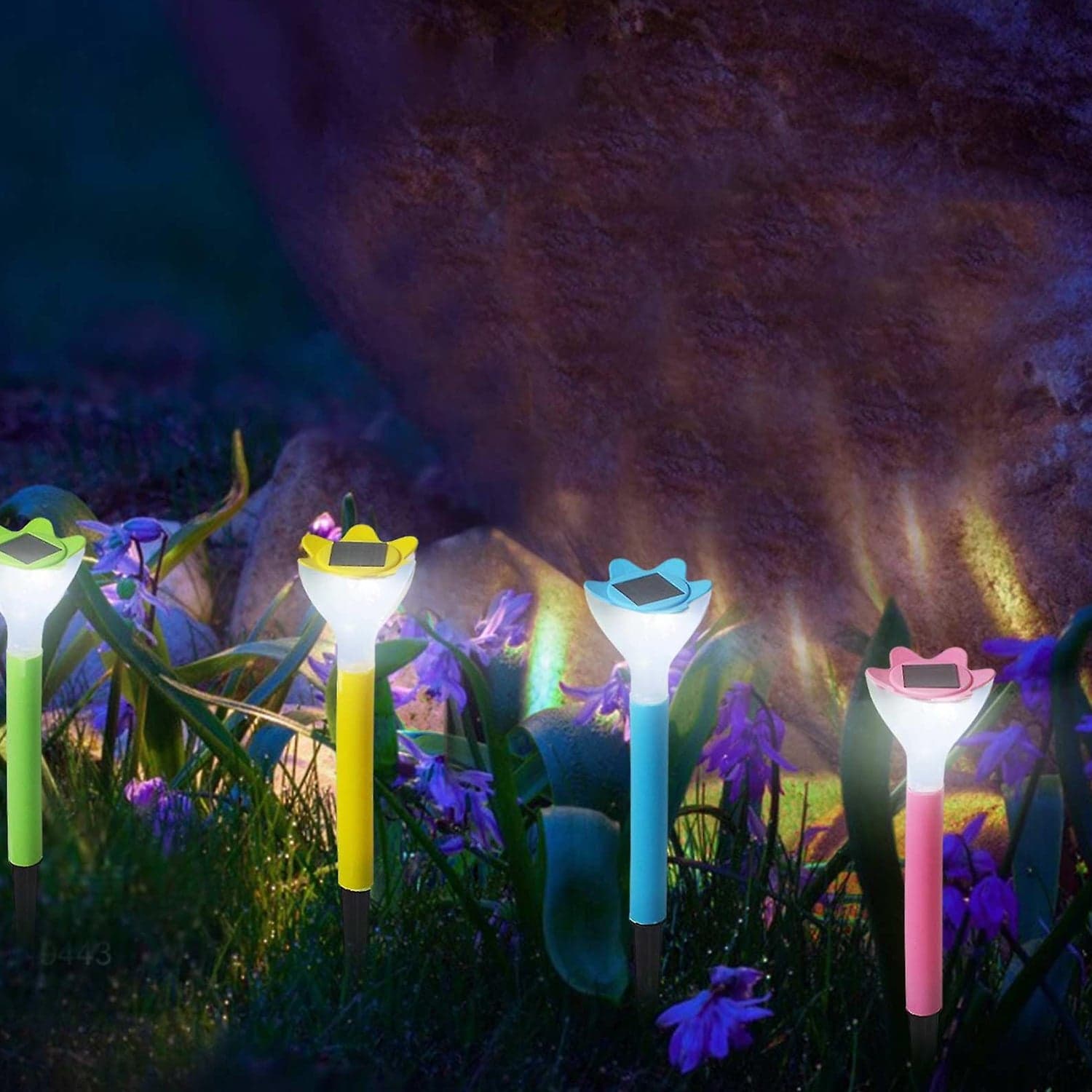 Street Light Solar Flowers (2 Pc ) thumbnail 3