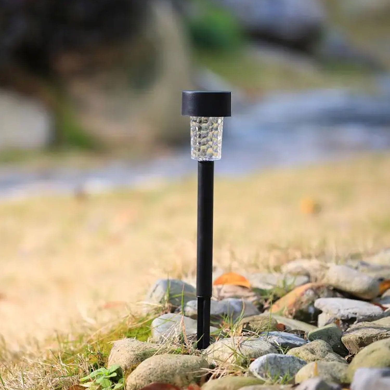 Solar Panel Led Spike Spot Light Landscape Garden Yard Path Lawn Outdors Solar Lamps thumbnail 3