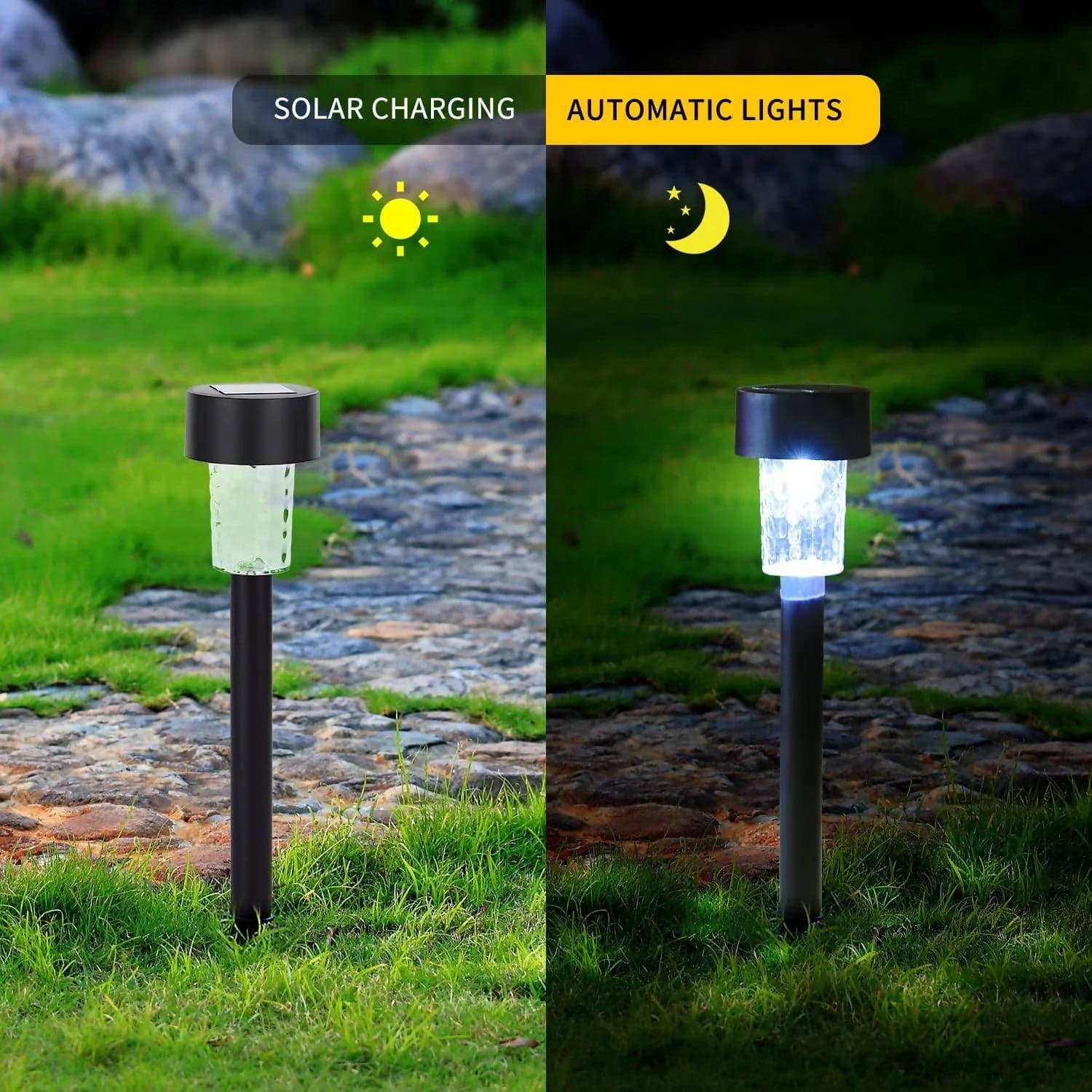 Solar Panel Led Spike Spot Light Landscape Garden Yard Path Lawn Outdors Solar Lamps thumbnail 5