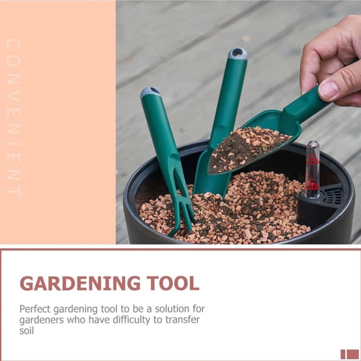 Heavy Duty Garden Trowel of Mini Gardening Tool for Digging, Planting & Potting thumbnail 3