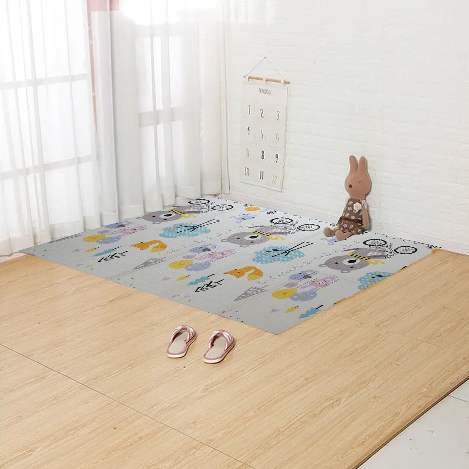 Baby Play Mat, Foam Play Mat For Play Mat Baby Floor Play Baby Crawling Mat Large Soft Thick Baby Mat, Water-Proof Reversible Toxic Free (197X176 Cm) thumbnail 4