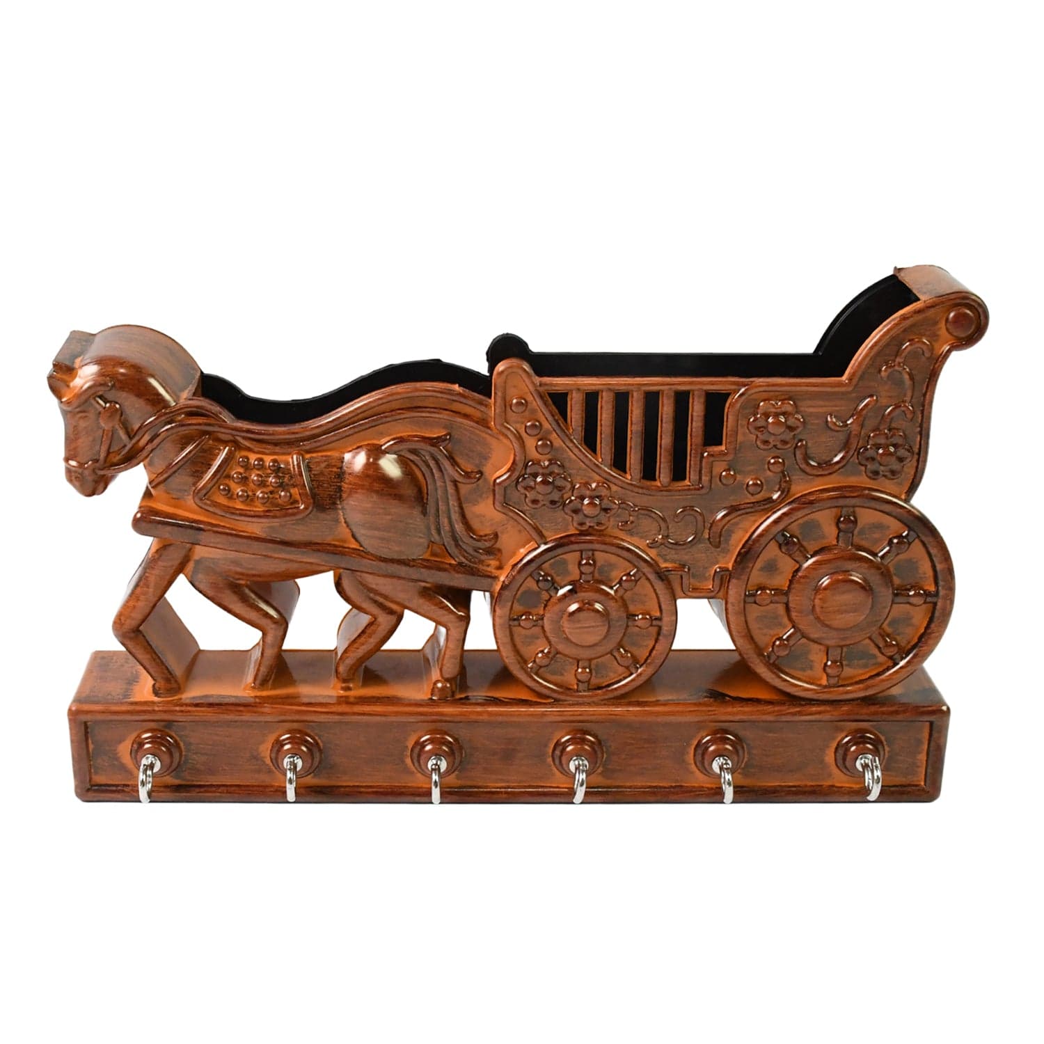 Plastic Rath Design Plastic 6 Hook Key Holder (1 Pc) thumbnail 5