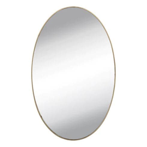 SMALL OVAL FRAME LESS MIRROR WALL STICKER FOR DRESSING thumbnail 5