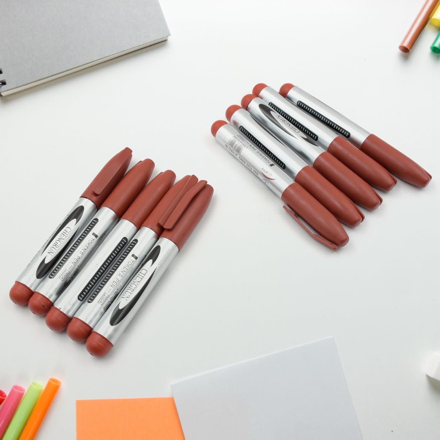 10Pc Marron Marker Permanent (10 Pc Set) thumbnail 1