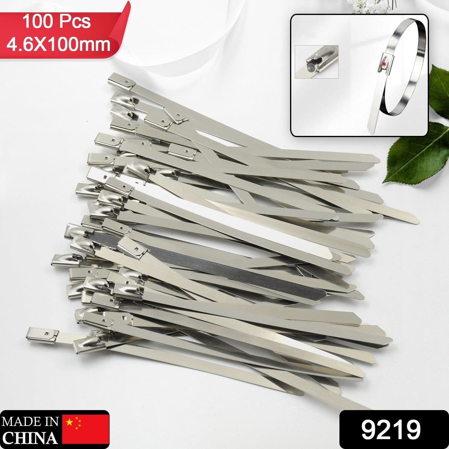 Stainless Steel Cable Ties for Solar & Home Use (100 Pc, 4.6x100mm) thumbnail 2