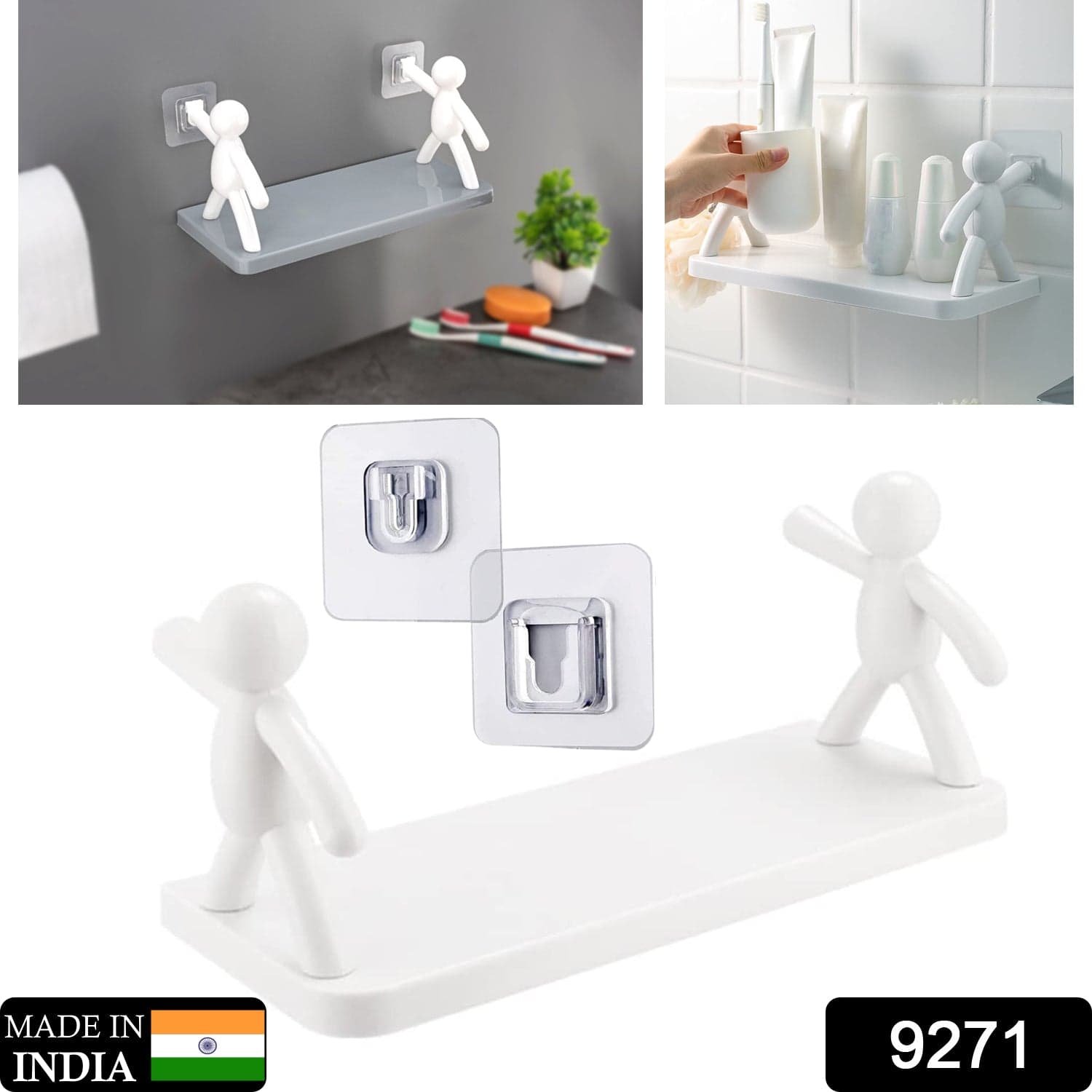 Floating Shelves for Bedroom Wall Shelves for Living Room / Kitchen Wall Mounted Shelf thumbnail 2
