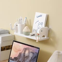 Multifunctional Elephant-Shaped Wall Shelf Of No-Punch Mini Organizer For Kitchen