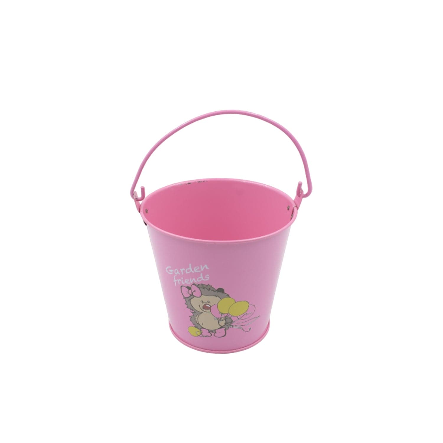 Small Metal Bucket for Plants & Decor (1 Pc, With Handle) thumbnail 3