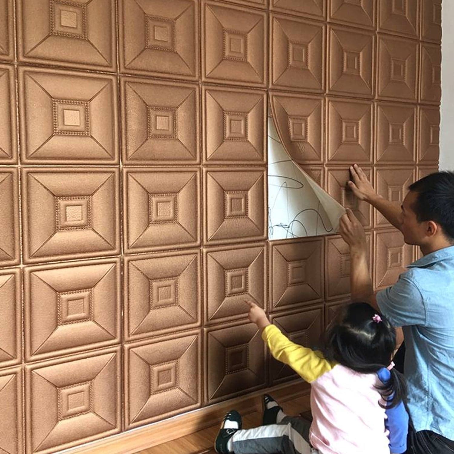 Wallpaper 3D Foam Wallpaper Sticker Panels thumbnail 13
