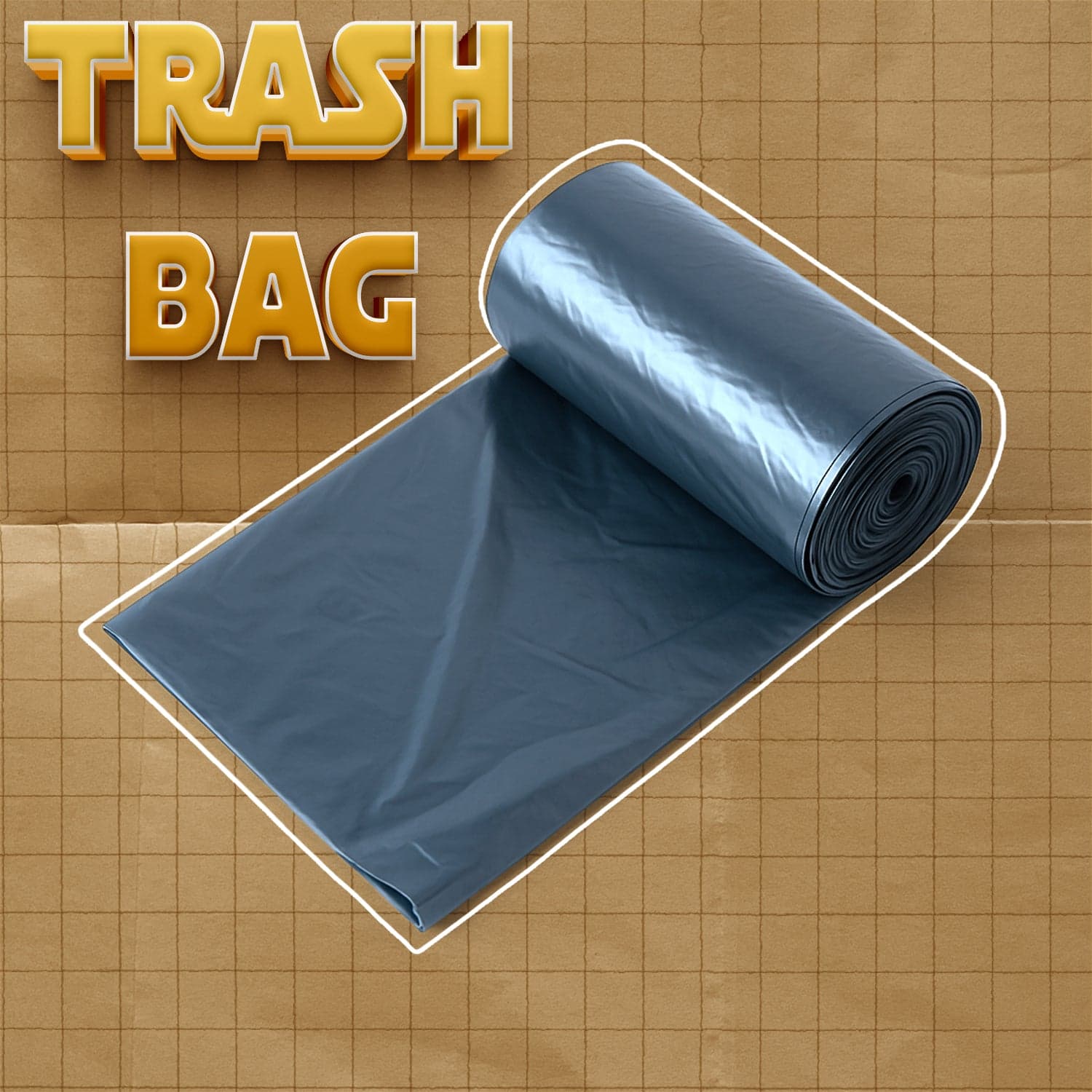 Plastic Garbage Bag Roll 1 Pc thumbnail 3