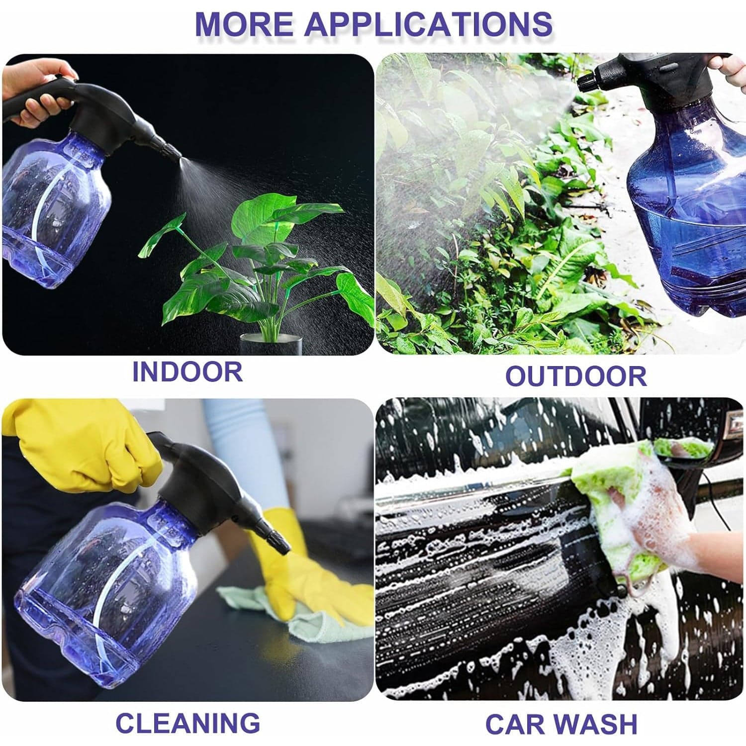 Electric 3L Garden Sprayer of Automatic, Rechargeable Watering Can for Fertilizing (1 Pc) thumbnail 6