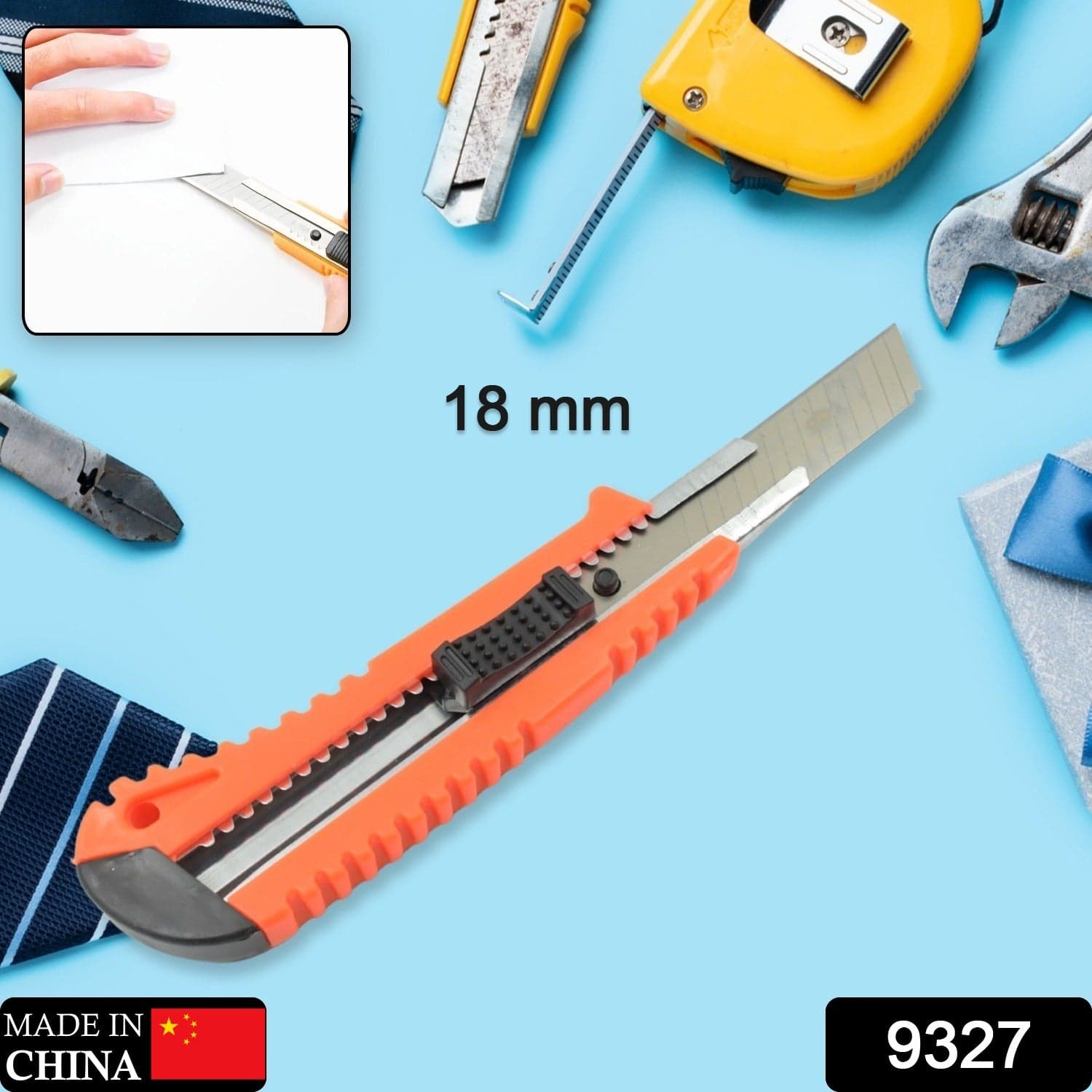 Multi-Use Heavy Duty Iron Cutter of Precision Utility Knife Blade (18mm) thumbnail 2