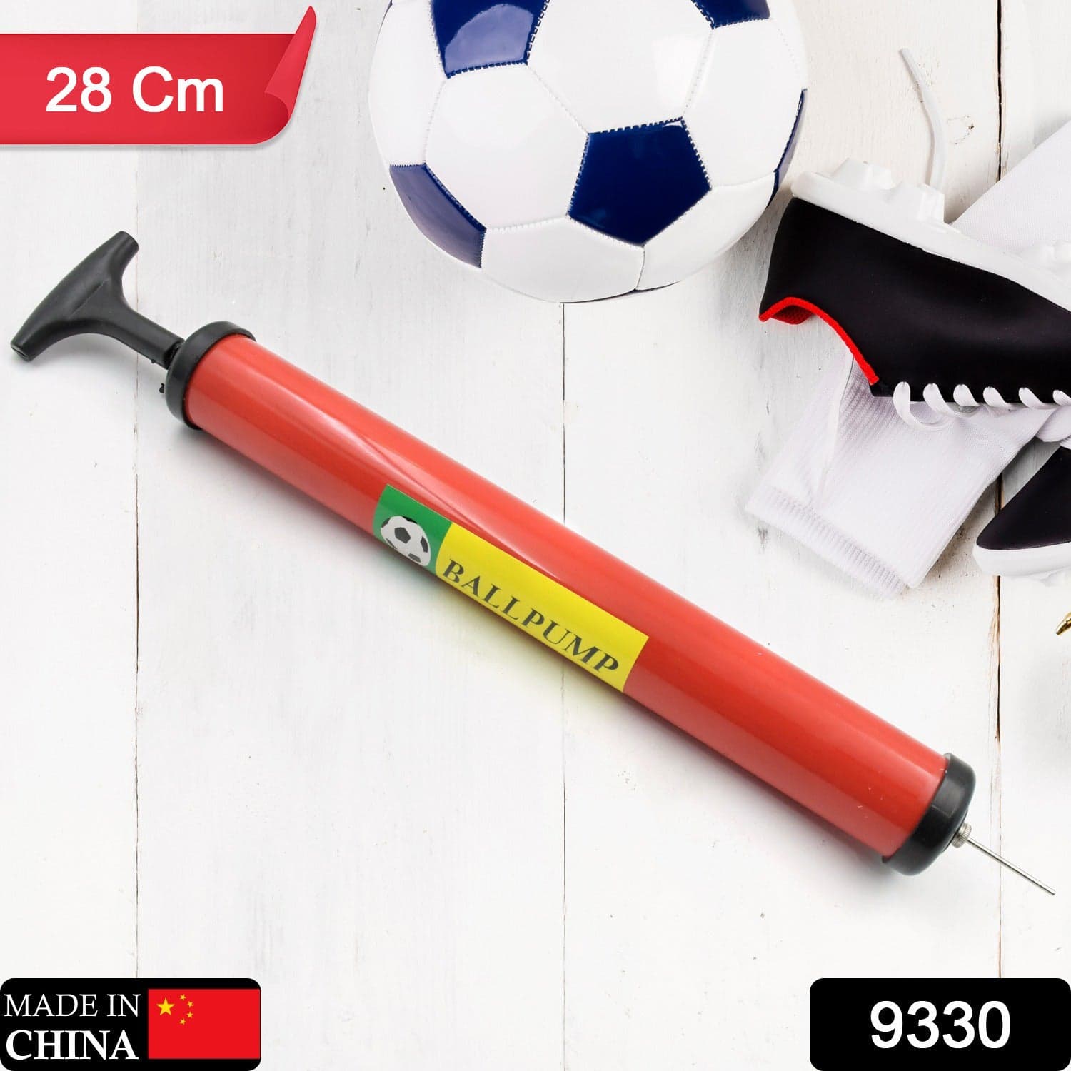 Plastic Pump for Inflating Balls (28 CM) - Inflatable Ball Development Toy thumbnail 2