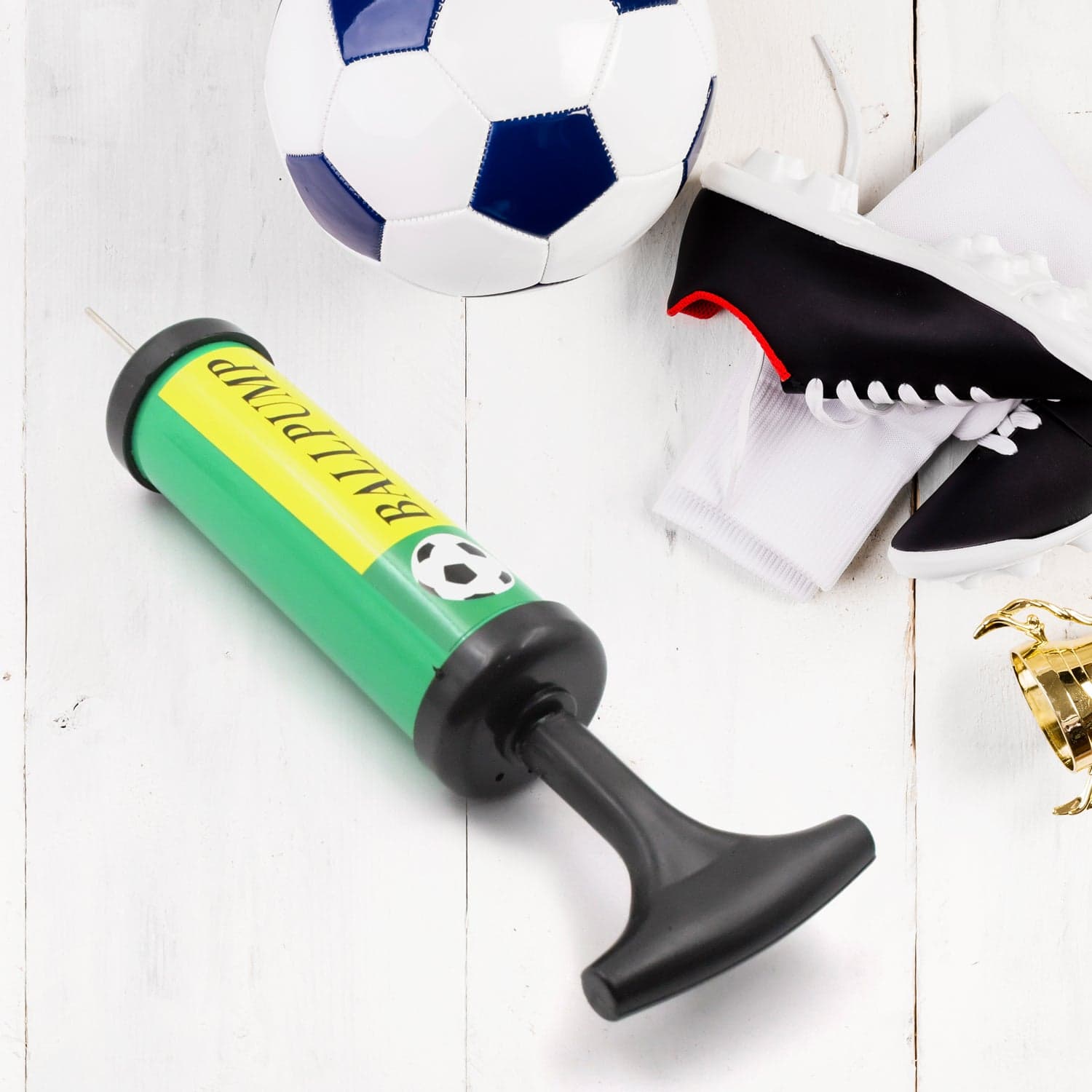 Inflator Air Ball Pump Soft Bouncing Ball Development Kids Toy thumbnail 1