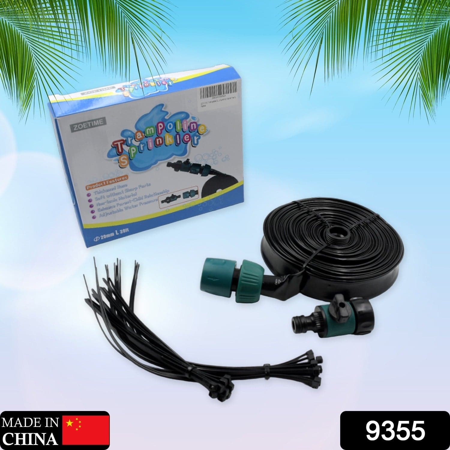 Trampoline Sprinkler For Kids - Outdoor Trampoline Water Sprinkler For Kids And Adults thumbnail 2