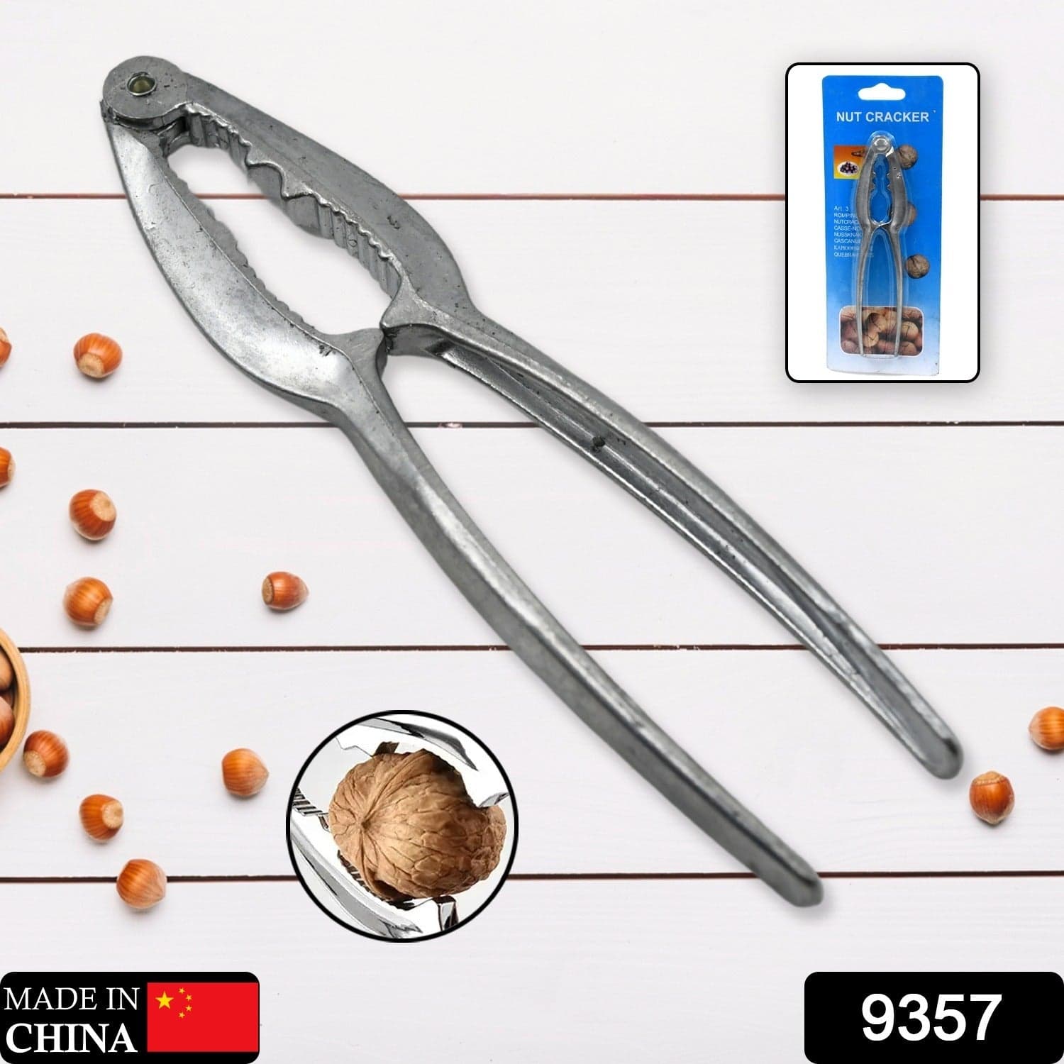 Luxury Stainless Walnut Cracker of Portable Nut Cutter & Pliers thumbnail 2
