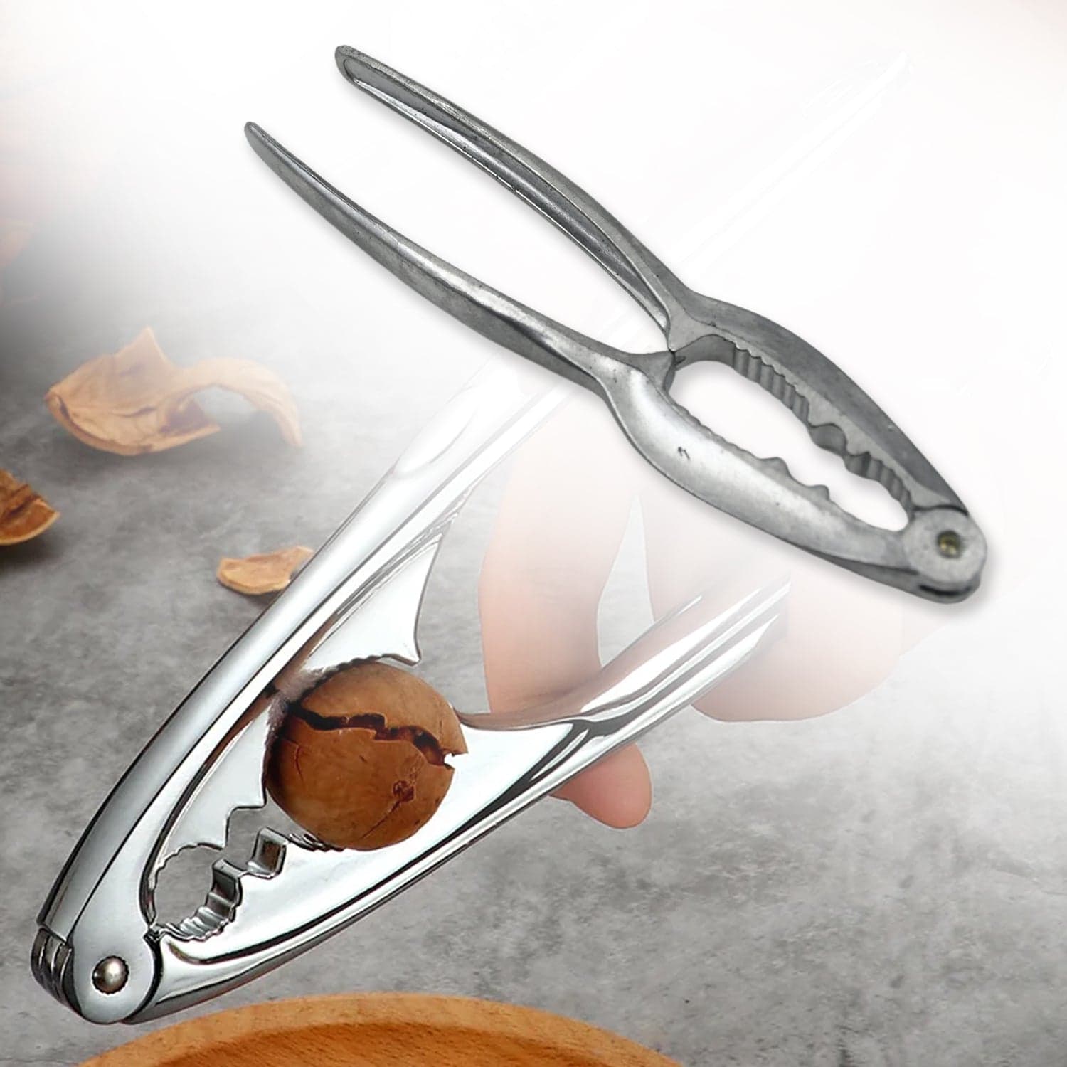 Luxury Stainless Walnut Cracker of Portable Nut Cutter & Pliers thumbnail 4