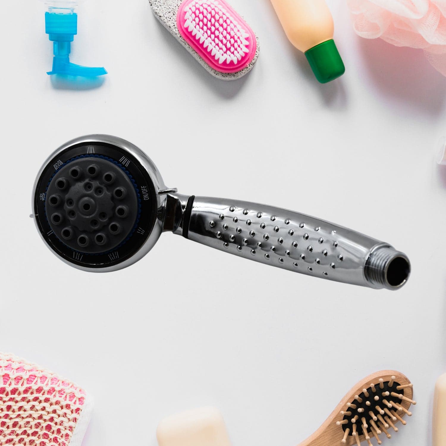 Shower Head and Stainless Steel Hose Multi-Function Plastic High Pressure Shower Spray for Bathroom thumbnail 5
