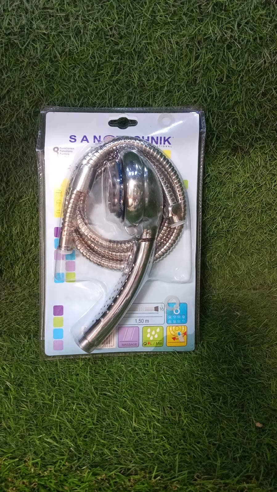 Shower Head and Stainless Steel Hose Multi-Function Plastic High Pressure Shower Spray for Bathroom thumbnail 7