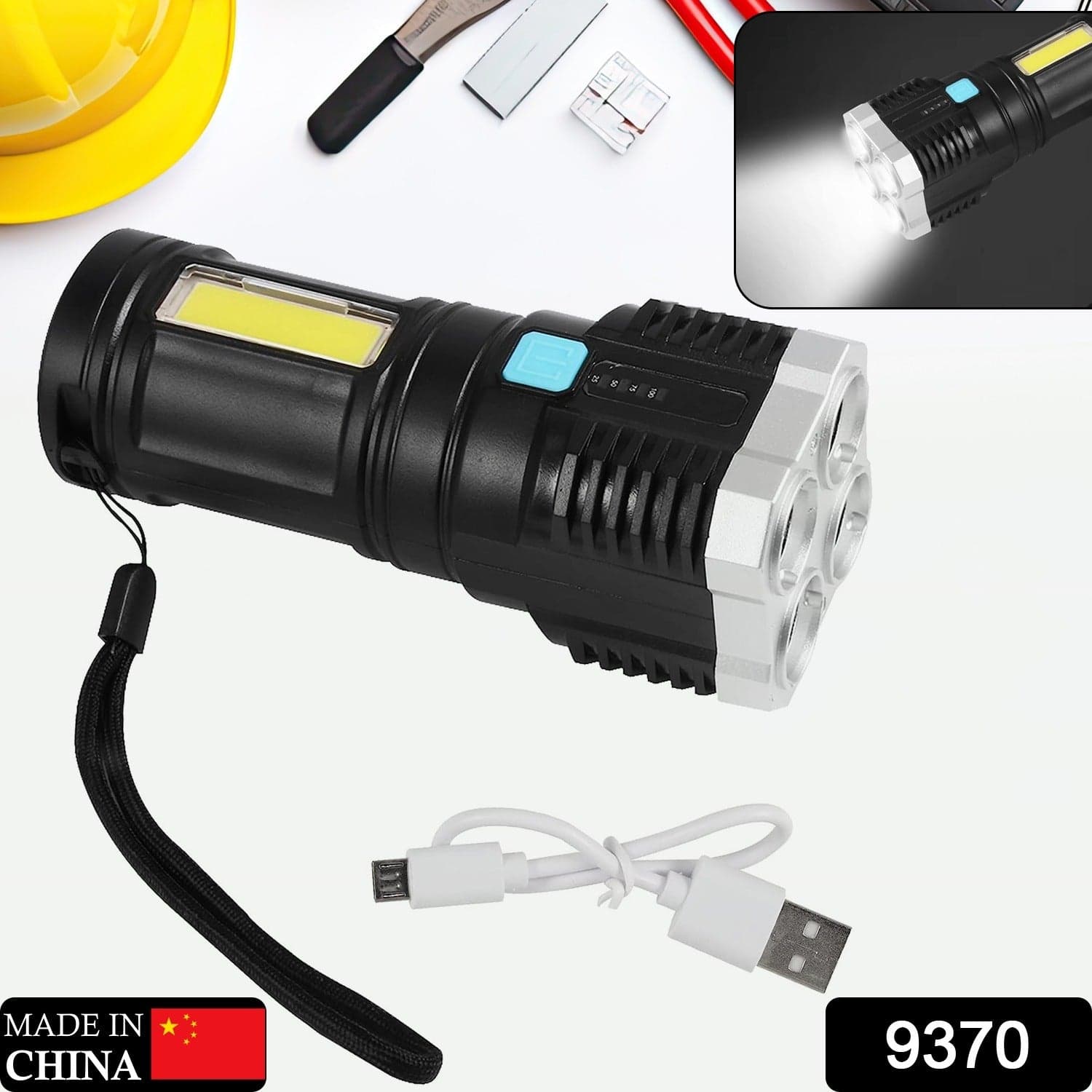Multifunctional Strong 4 Led Torch Light thumbnail 2