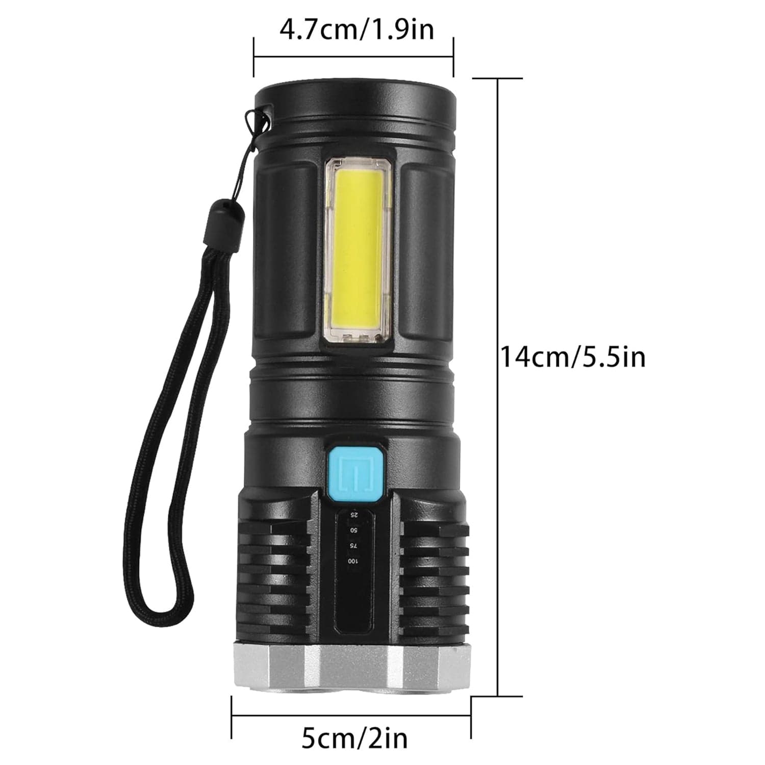 Multifunctional Strong 4 Led Torch Light thumbnail 9