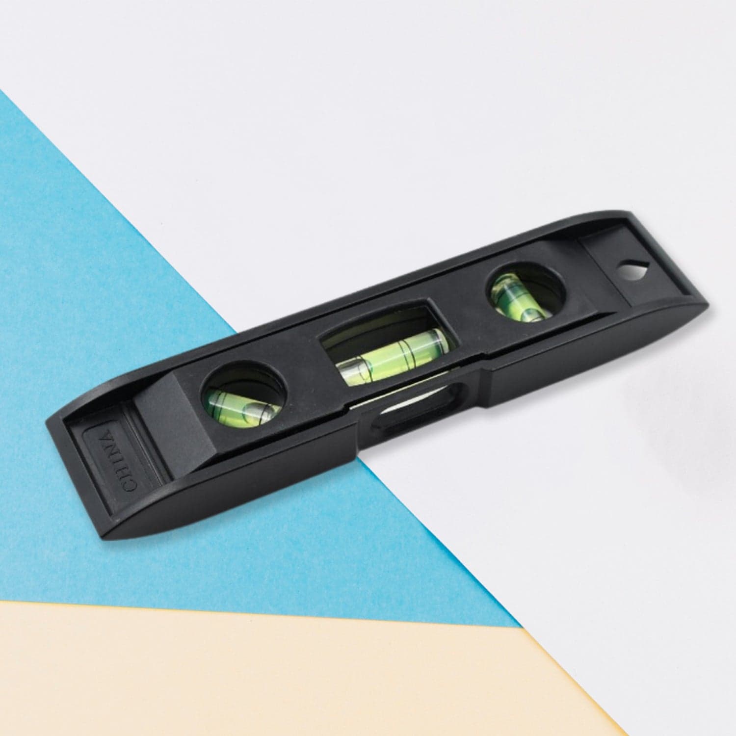 Plastic Torpedo Level, Spirit Level 3 Bubble Level Torpedo Plastic Level Bubble Measuring Tool thumbnail 7