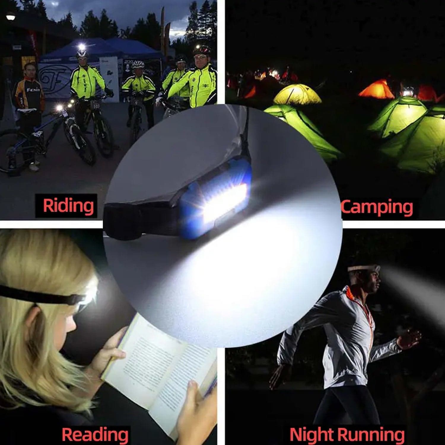 10W Cob Waterproof Headlamp Of Portable Lantern For Camping thumbnail 4