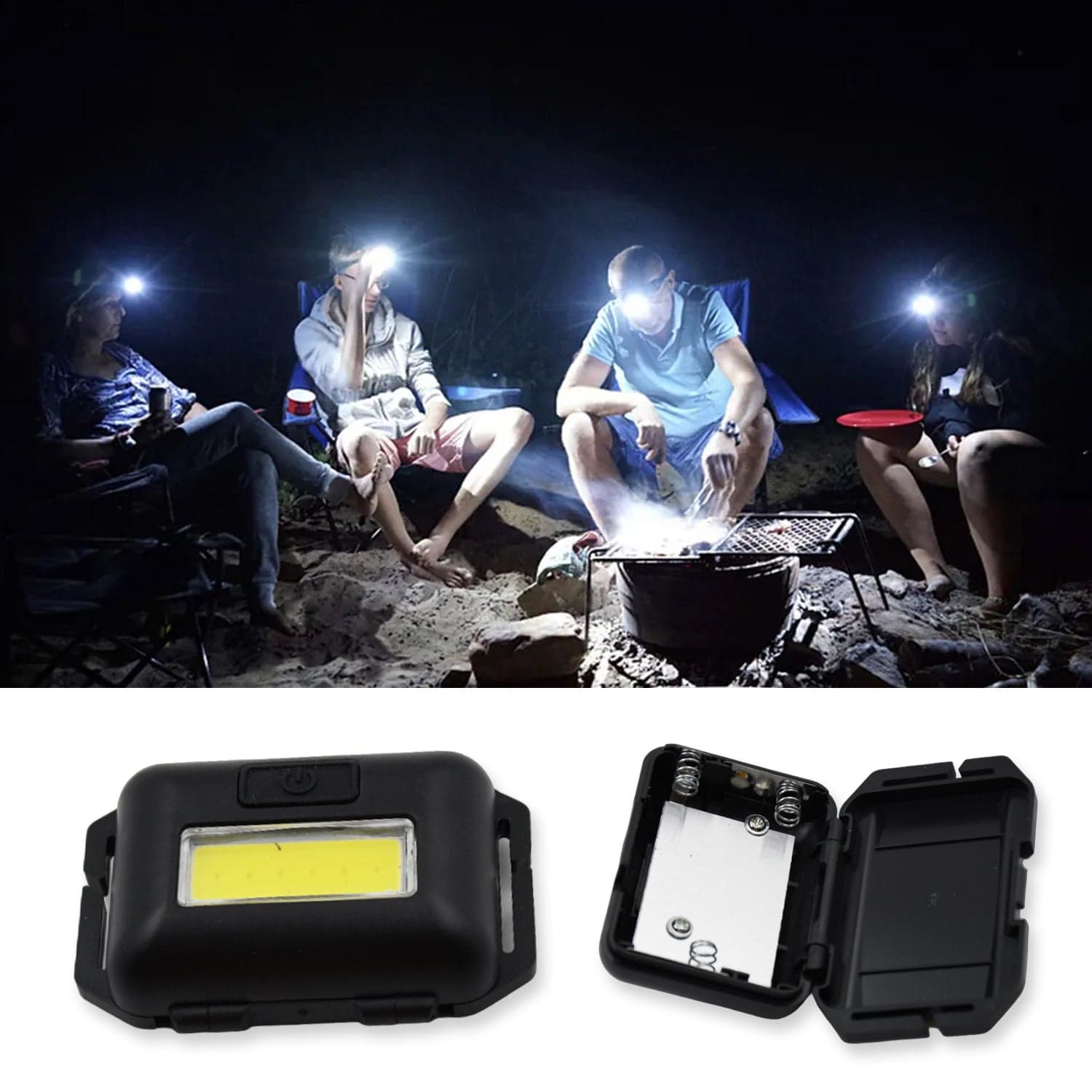 10W Cob Waterproof Headlamp Of Portable Lantern For Camping thumbnail 6