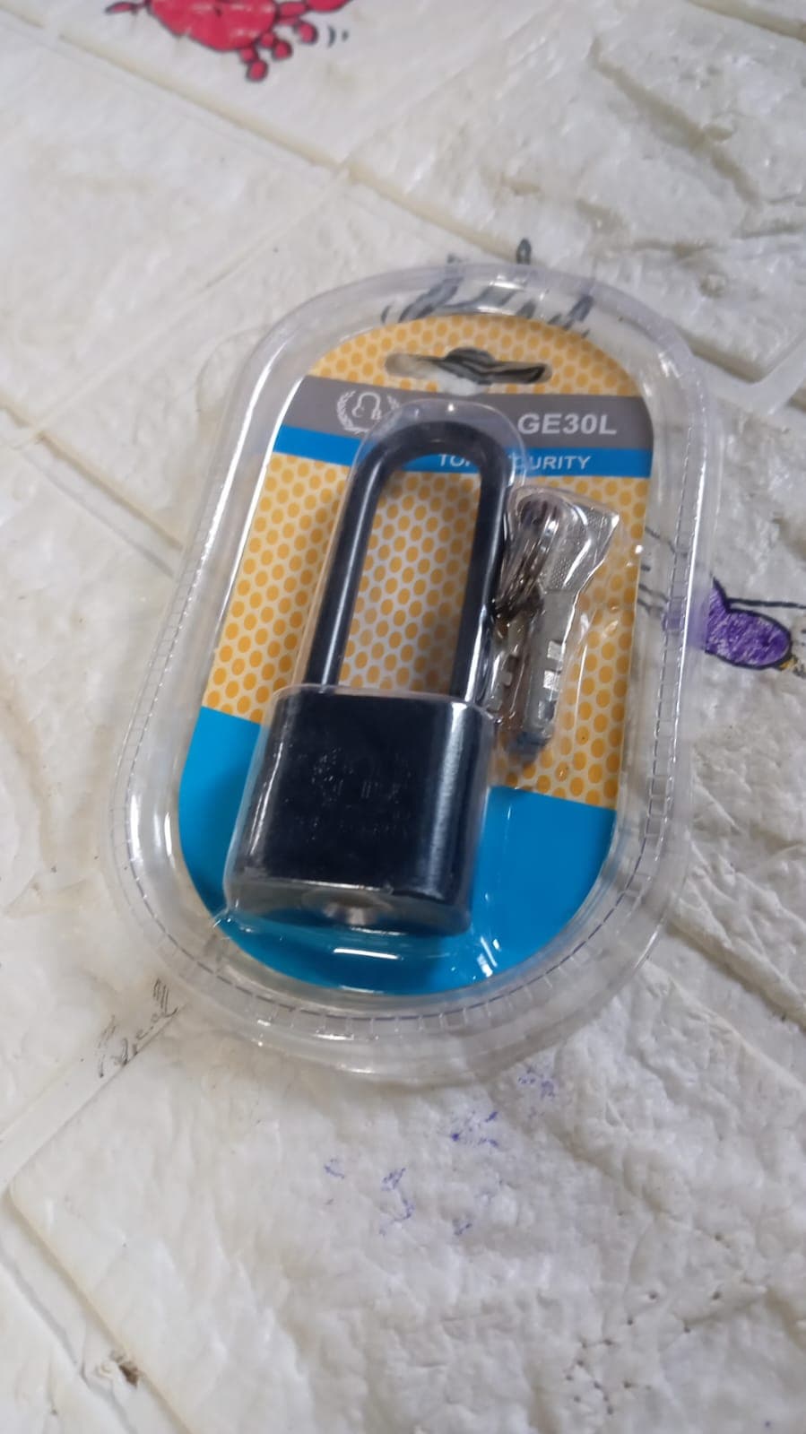 Lock With Key Metal Locker 1 Set Padlock Mini Padlock Beam Plastic thumbnail 9