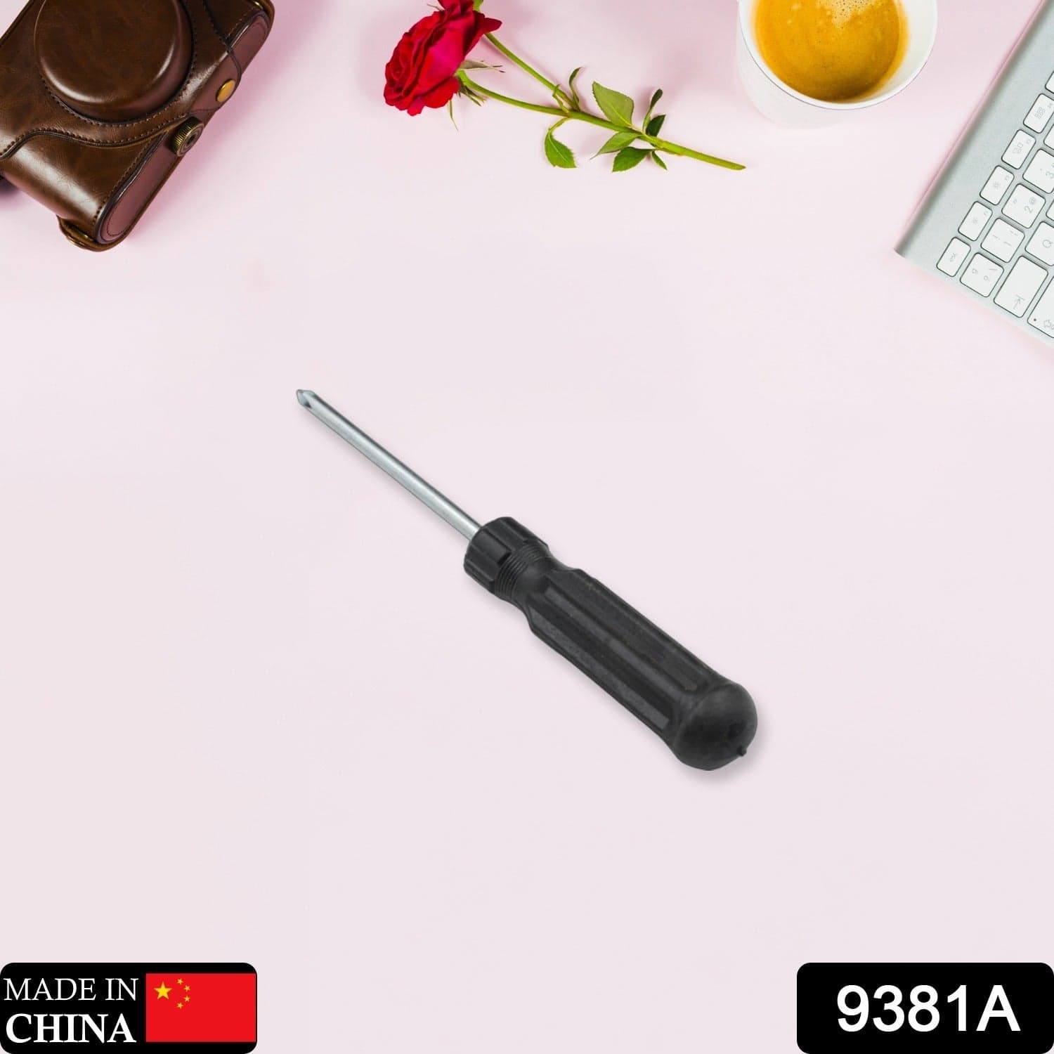 Small Pocket Size Slotted Cross Head Flat Magnetic Screwdriver thumbnail 2