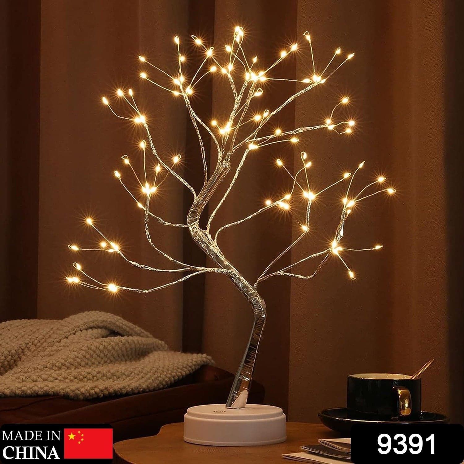 108 LED Birch Fairy Lamp of 8 Modes, USB/Battery, Home Decor thumbnail 2