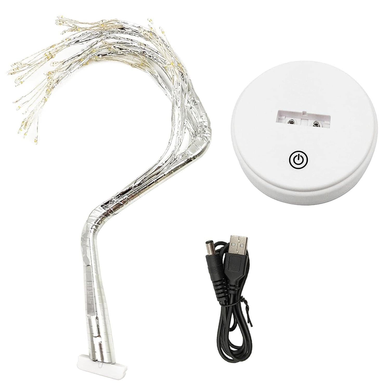 108 LED Birch Fairy Lamp of 8 Modes, USB/Battery, Home Decor thumbnail 4