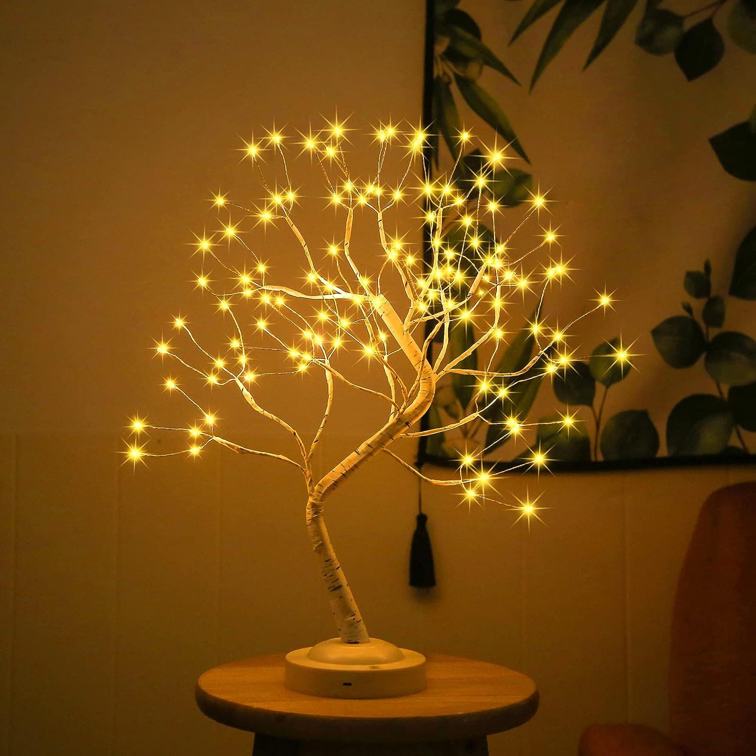 108 LED Birch Fairy Lamp of 8 Modes, USB/Battery, Home Decor thumbnail 5